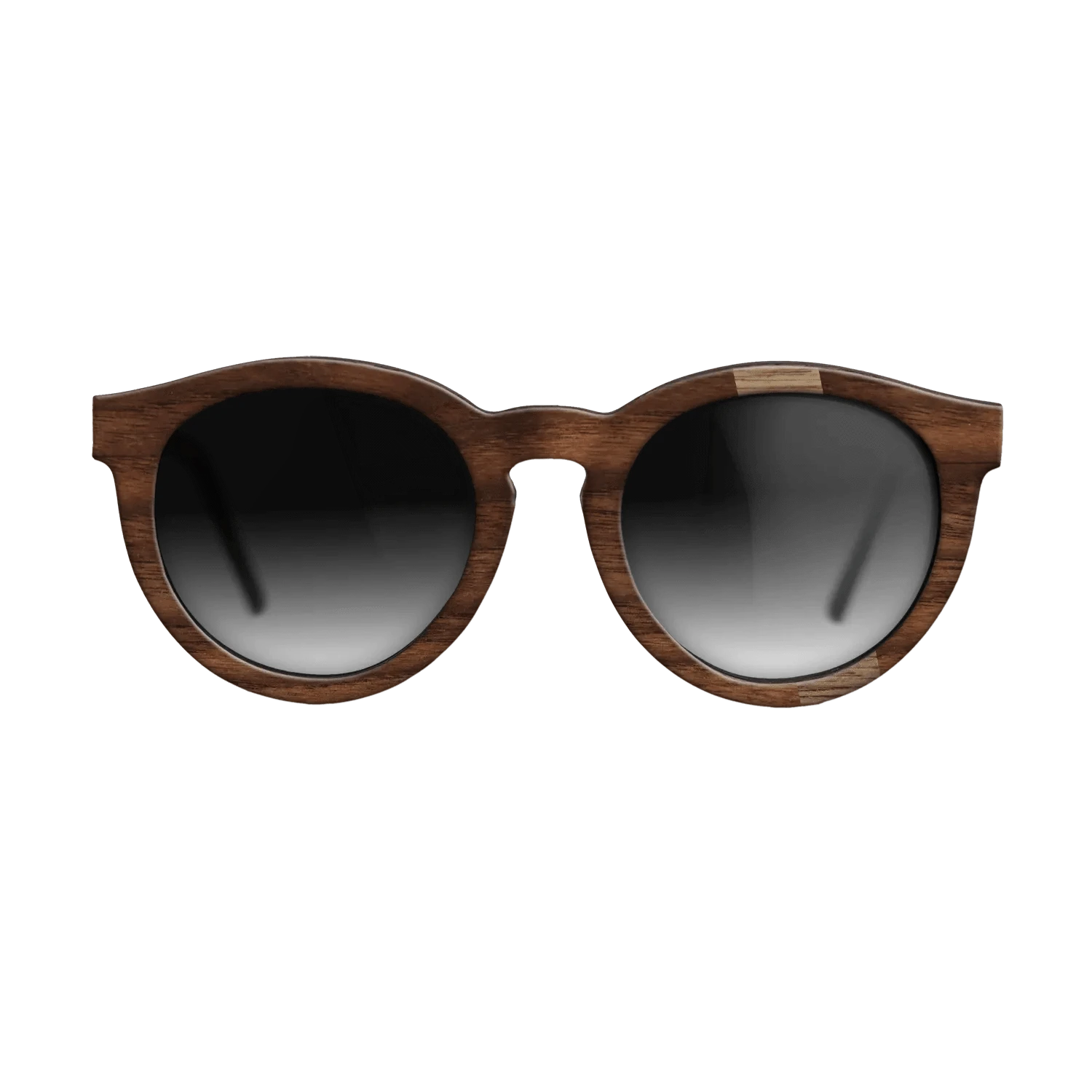 Walnut: Straight Grain,Walnut Claro Dark: Wedge - The Rebel - Round - 1527 - SIRIS wood optic
