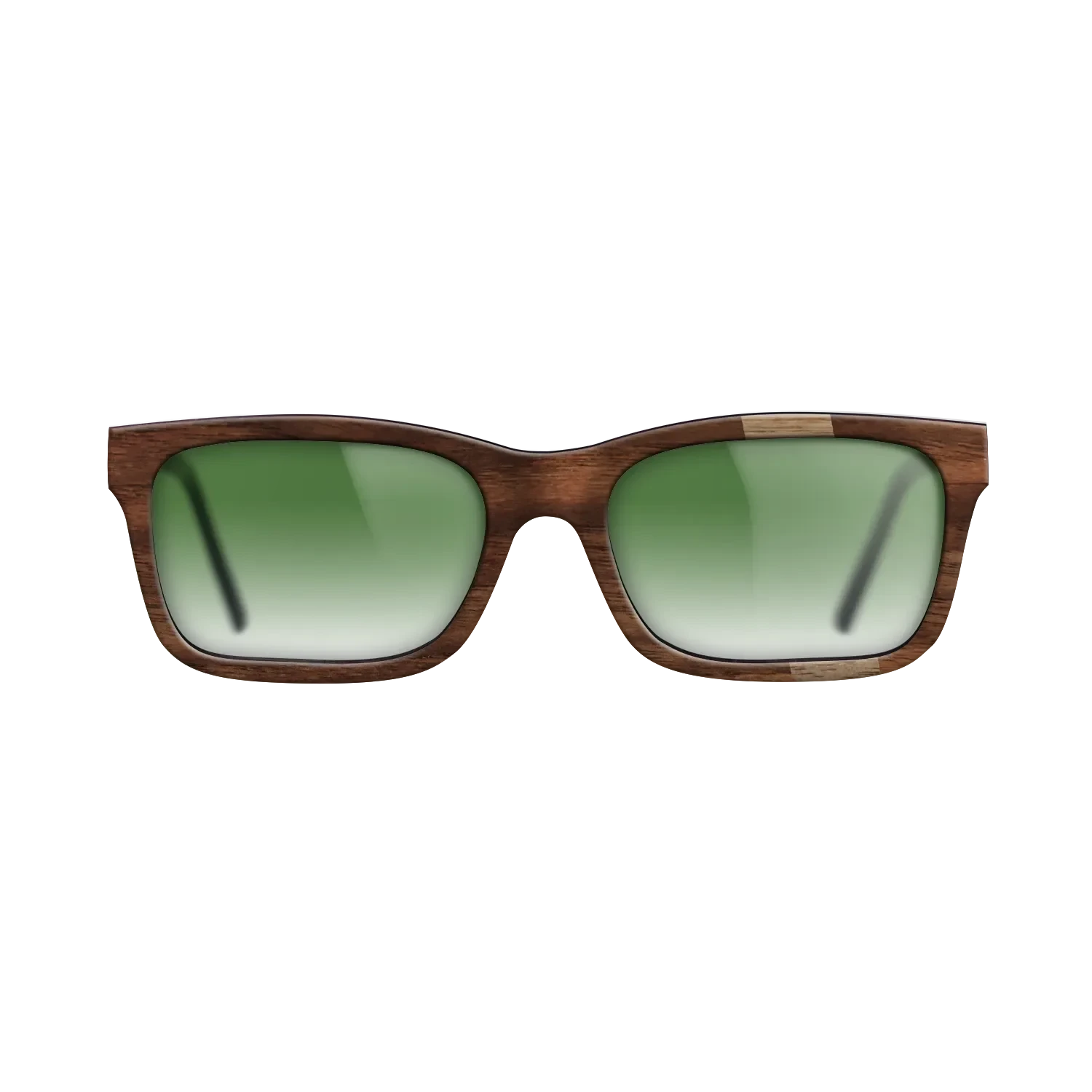Walnut: Straight Grain,Walnut Claro Dark: Wedge - The Sage - Rectangle - 1527 - SIRIS wood optic