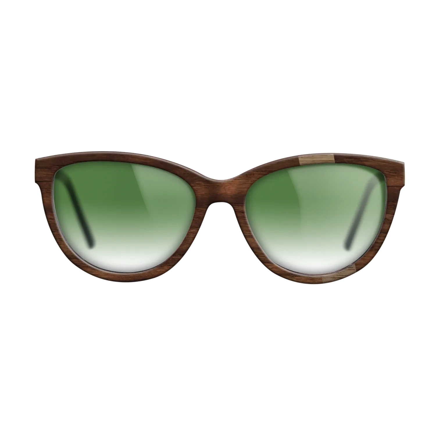 Walnut: Straight Grain,Walnut Claro Dark: Wedge - The Maiden - Cat - 1527 - SIRIS wood optic