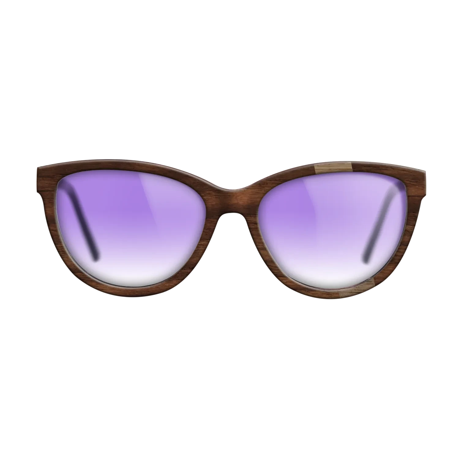 Walnut: Straight Grain,Walnut Claro Dark: Wedge - The Maiden - Cat - 1527 - SIRIS wood optic