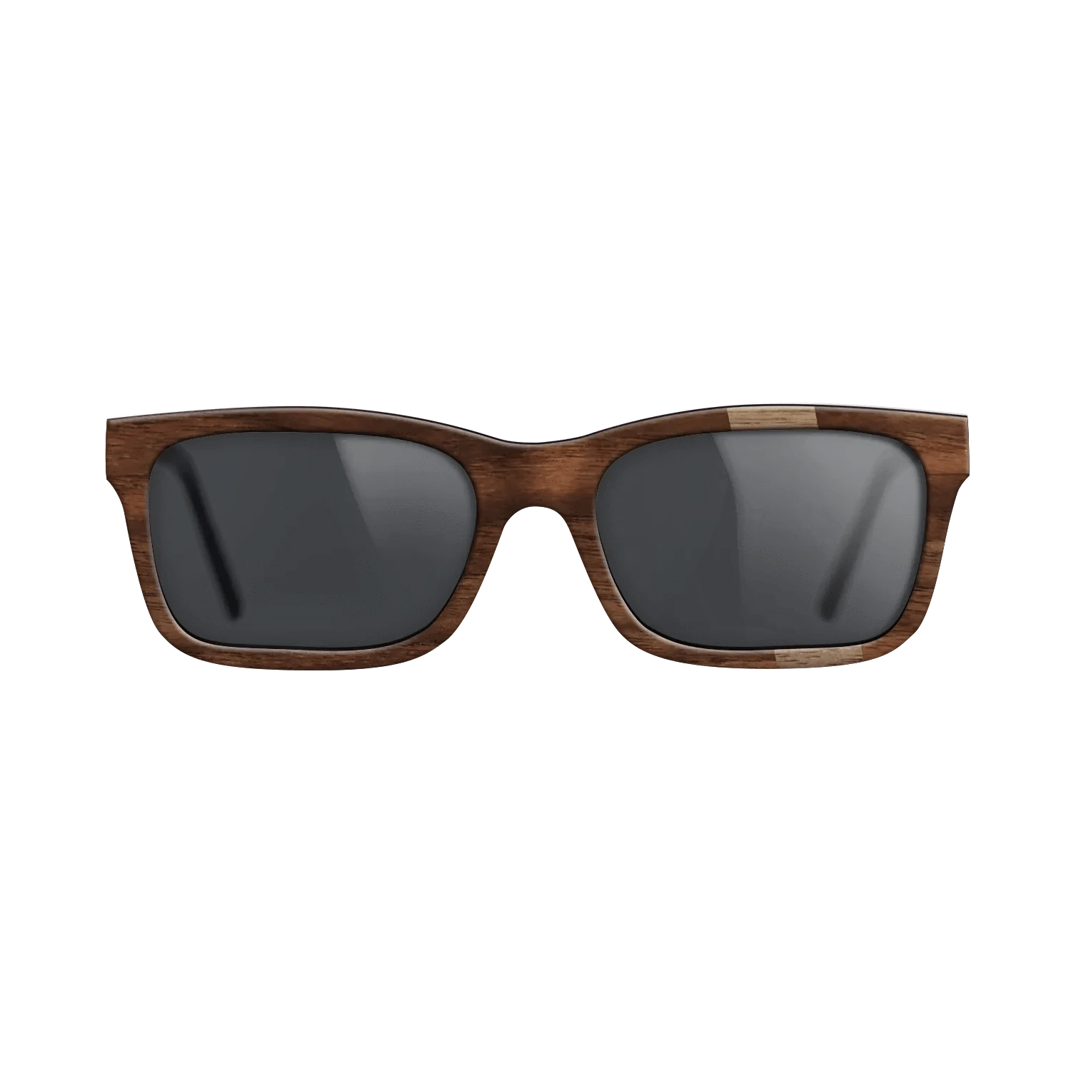 Walnut: Straight Grain,Walnut Claro Dark: Wedge - The Sage - Rectangle - 1527 - SIRIS wood optic