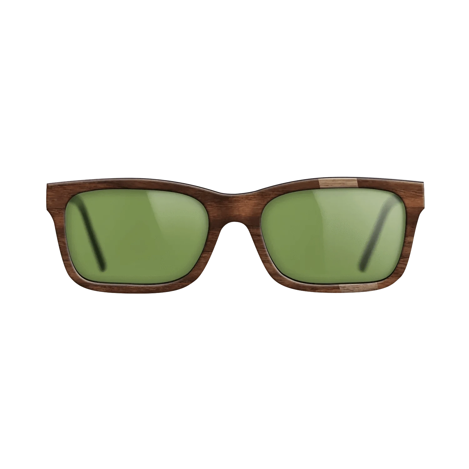Walnut: Straight Grain,Walnut Claro Dark: Wedge - The Sage - Rectangle - 1527 - SIRIS wood optic