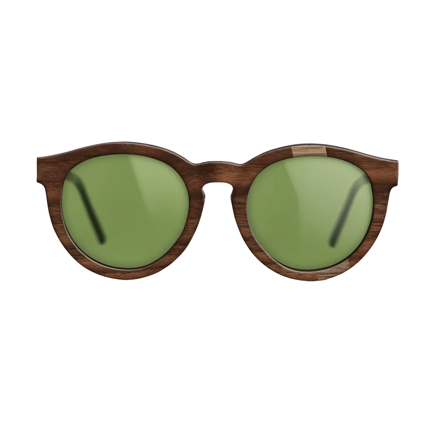 Walnut: Straight Grain,Walnut Claro Dark: Wedge - The Rebel - Round - 1527 - SIRIS wood optic