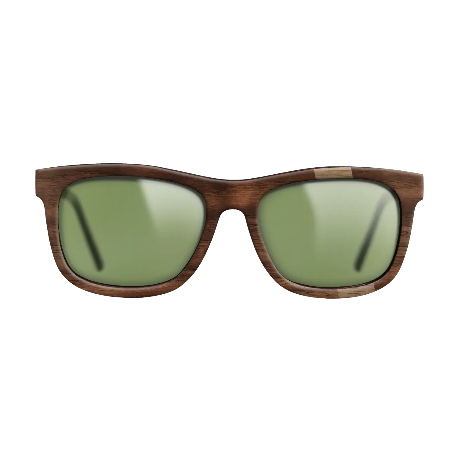 Walnut: Straight Grain,Walnut Claro Dark: Wedge - The Hero - Square - 1527 - SIRIS wood optic