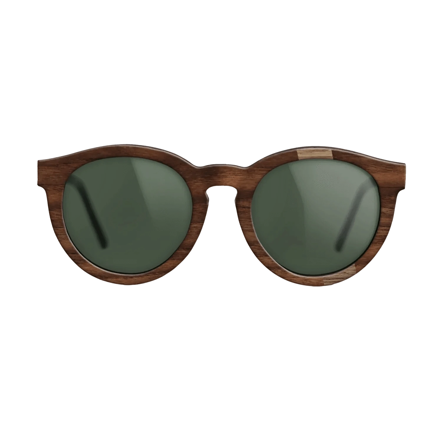 Walnut: Straight Grain,Walnut Claro Dark: Wedge - The Rebel - Round - 1527 - SIRIS wood optic