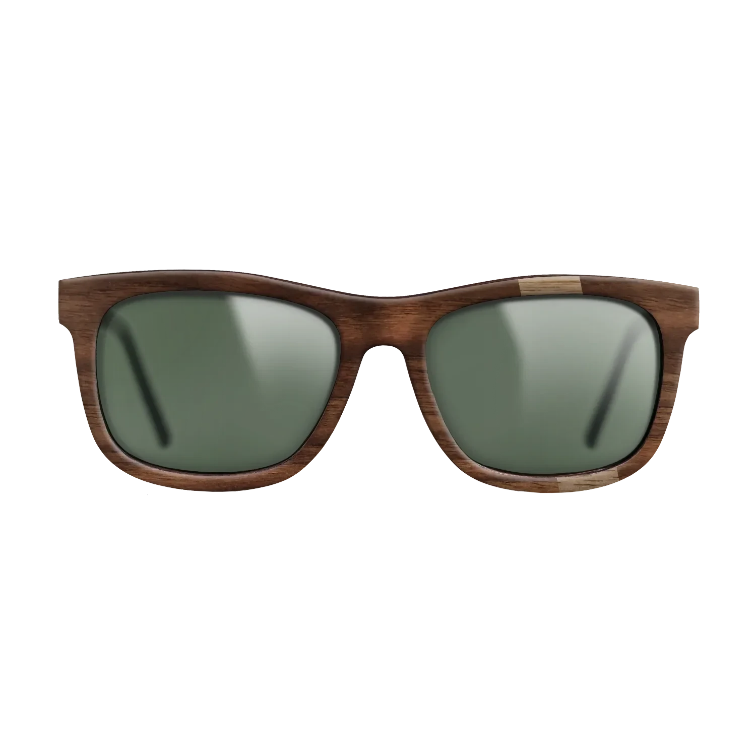Walnut: Straight Grain,Walnut Claro Dark: Wedge - The Hero - Square - 1527 - SIRIS wood optic