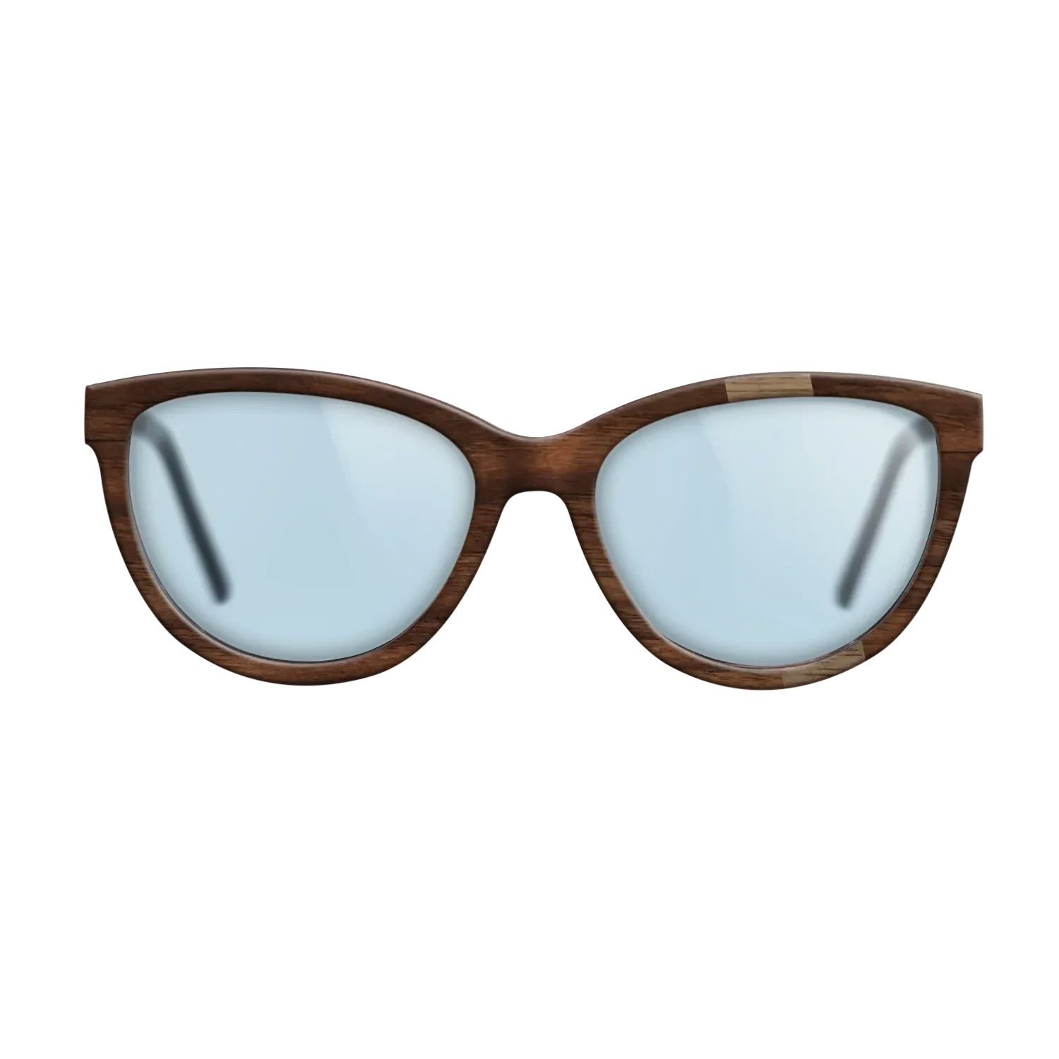 Walnut: Straight Grain,Walnut Claro Dark: Wedge - The Maiden - Cat - 1527 - SIRIS wood optic