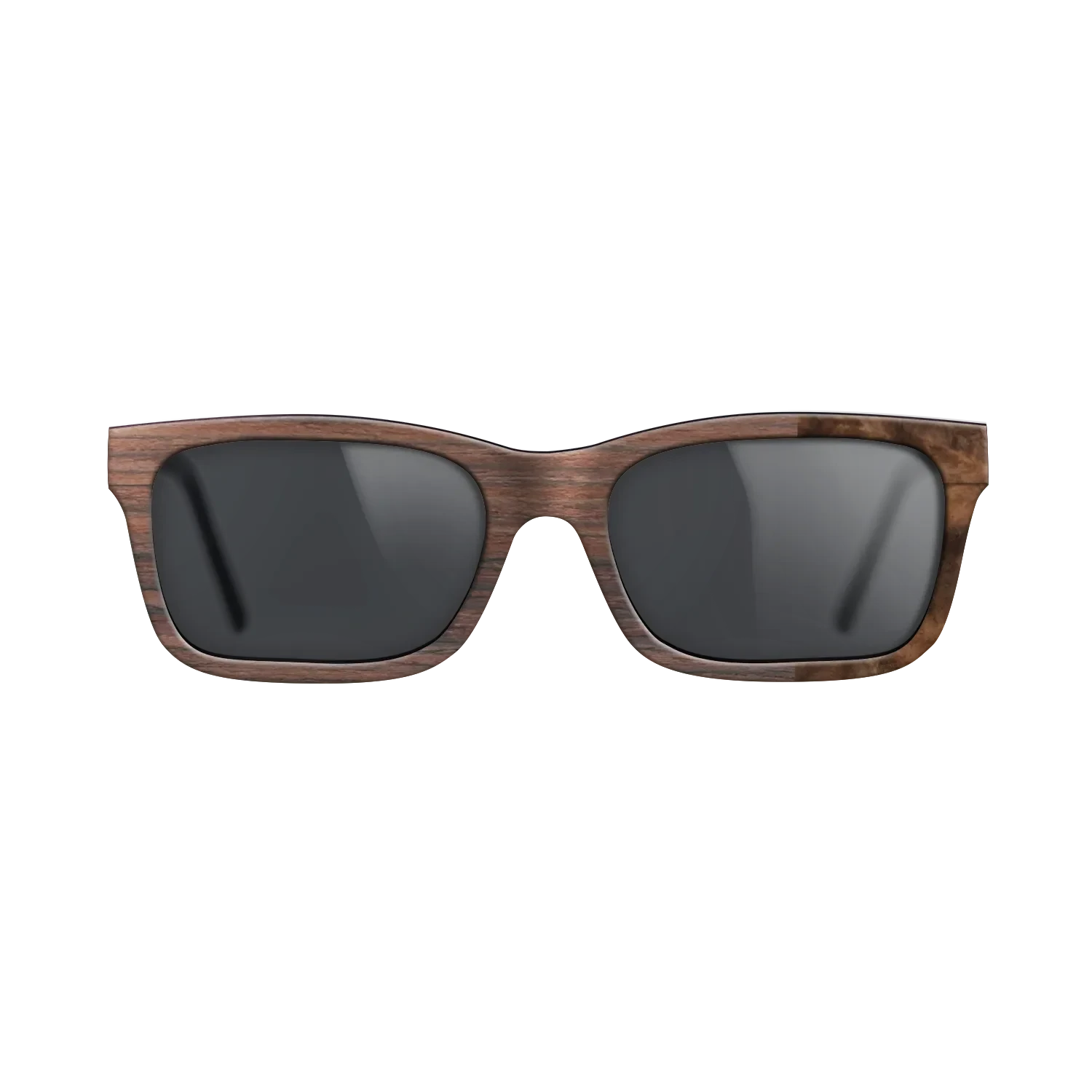 Rosewood Reconstituted,Walnut Burl: Bauhaus - The Sage - Rectangle - SIRIS wood optic