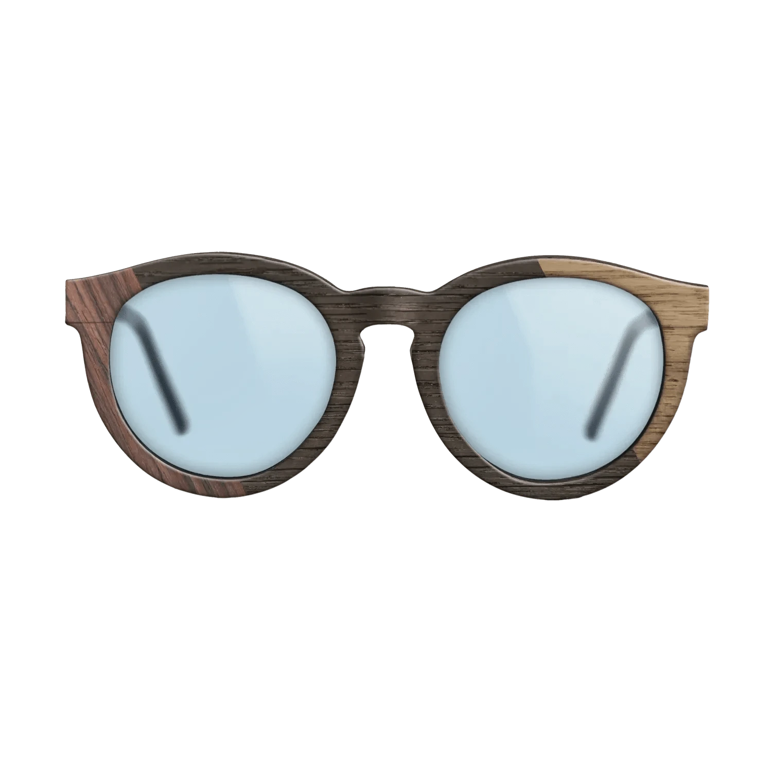 Walnut: Straight Grain,Rosewood Reconstituted,Fumed Oak: Bauhaus - The Rebel - Round - SIRIS wood optic