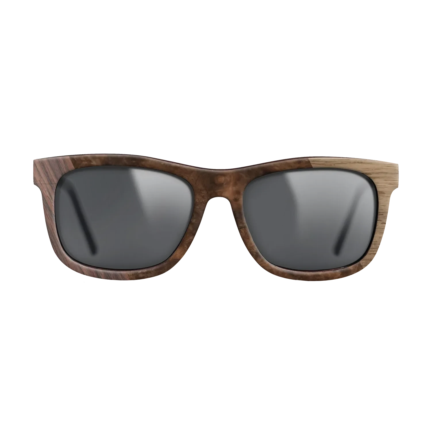 Walnut: Straight Grain,Rosewood Reconstituted,Walnut Burl: Bauhaus - The Hero - Square - SIRIS wood optic