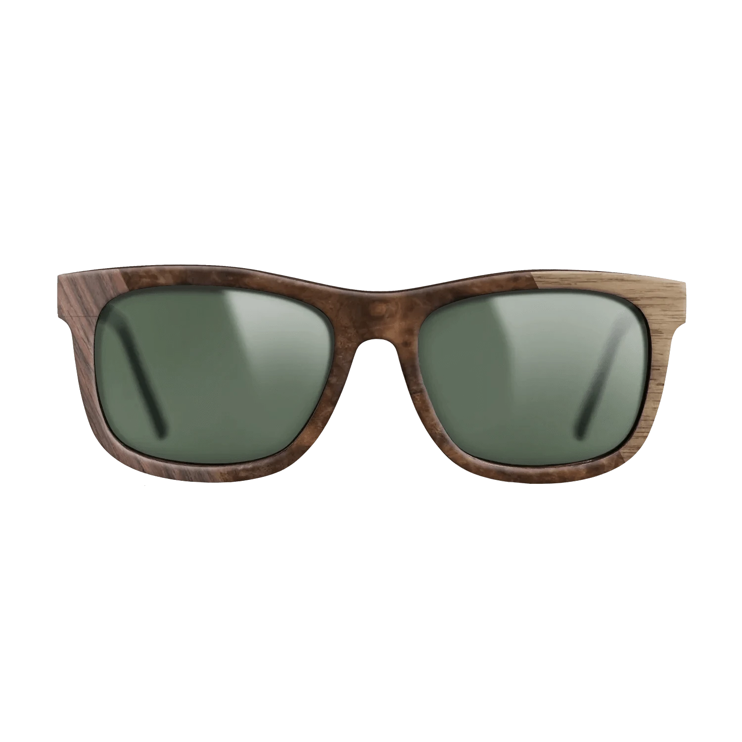 Walnut: Straight Grain,Rosewood Reconstituted,Walnut Burl: Bauhaus - The Hero - Square - SIRIS wood optic