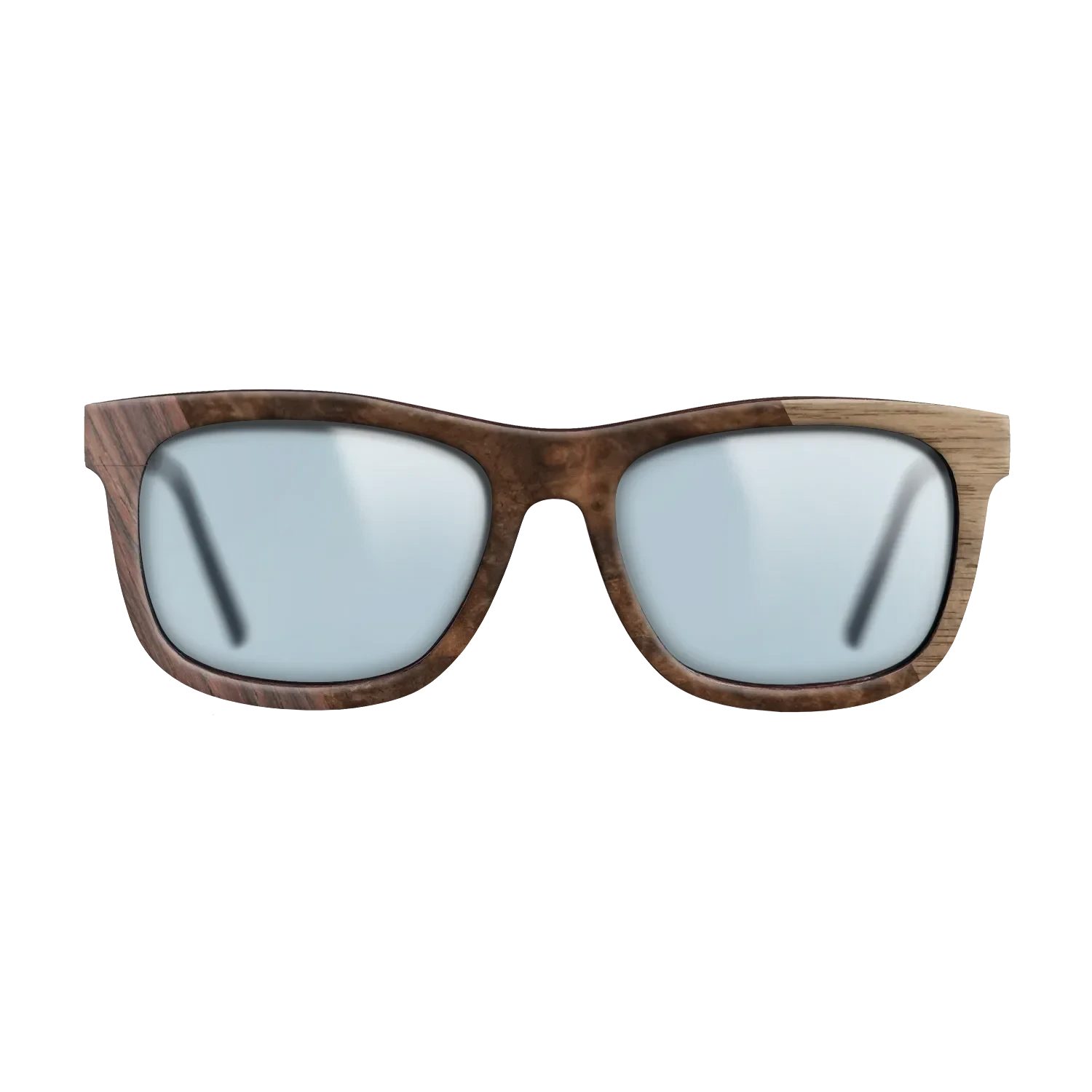 Walnut: Straight Grain,Rosewood Reconstituted,Walnut Burl: Bauhaus - The Hero - Square - SIRIS wood optic