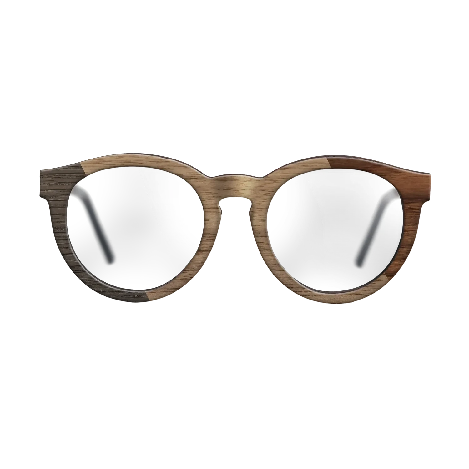 Walnut Claro Dark,Fumed Oak,Walnut: Straight Grain: Bauhaus - The Rebel - Round - SIRIS wood optic