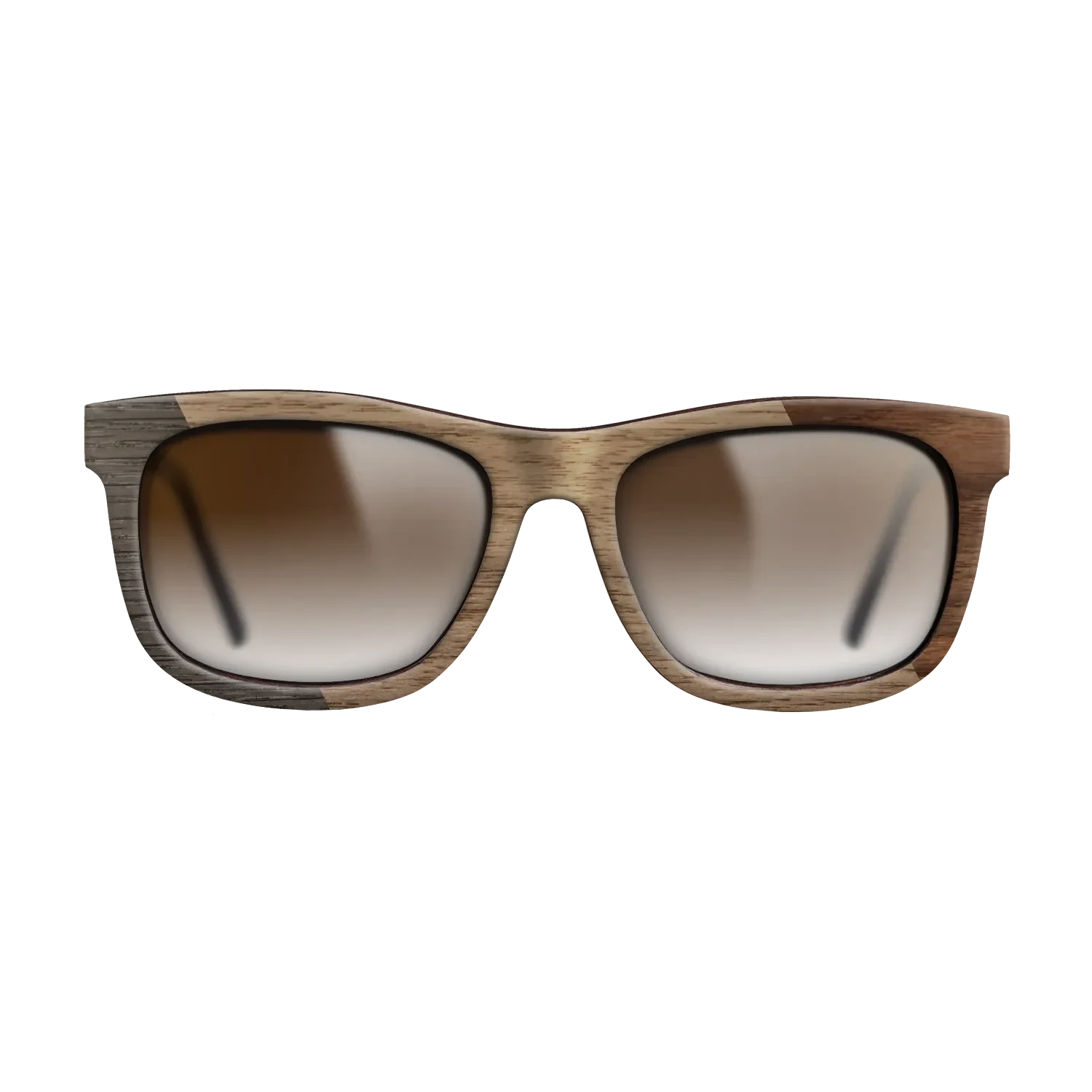 Walnut Claro Dark,Fumed Oak,Walnut: Straight Grain: Bauhaus - The Hero - Square - SIRIS wood optic