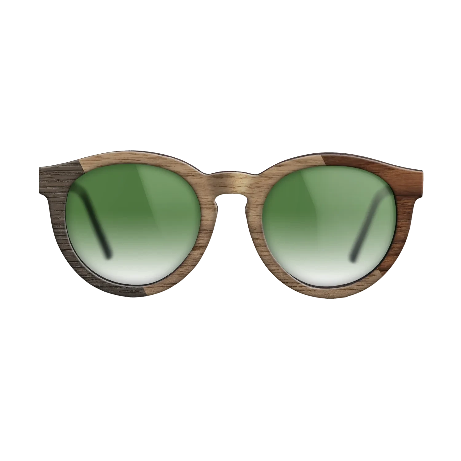 Walnut Claro Dark,Fumed Oak,Walnut: Straight Grain: Bauhaus - The Rebel - Round - SIRIS wood optic