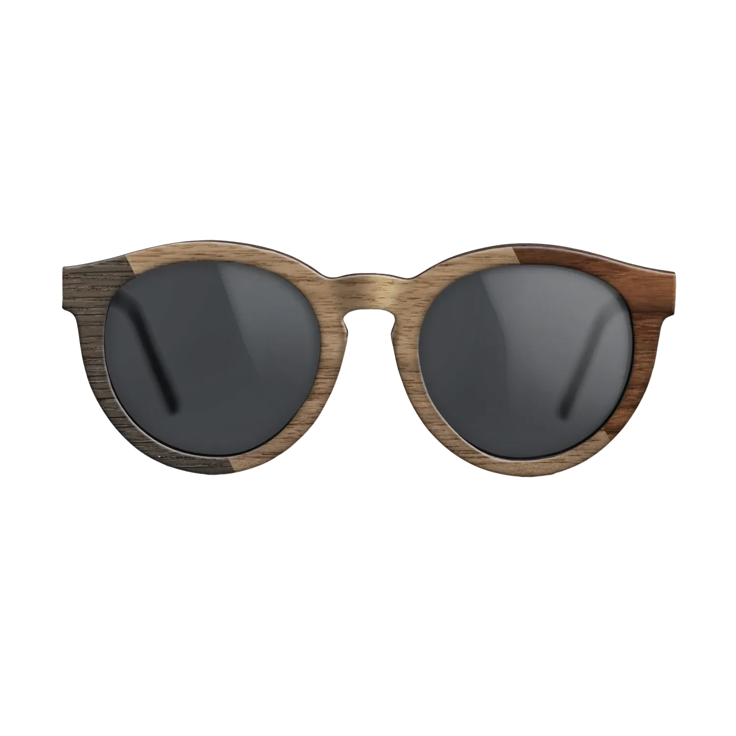 Walnut Claro Dark,Fumed Oak,Walnut: Straight Grain: Bauhaus - The Rebel - Round - SIRIS wood optic