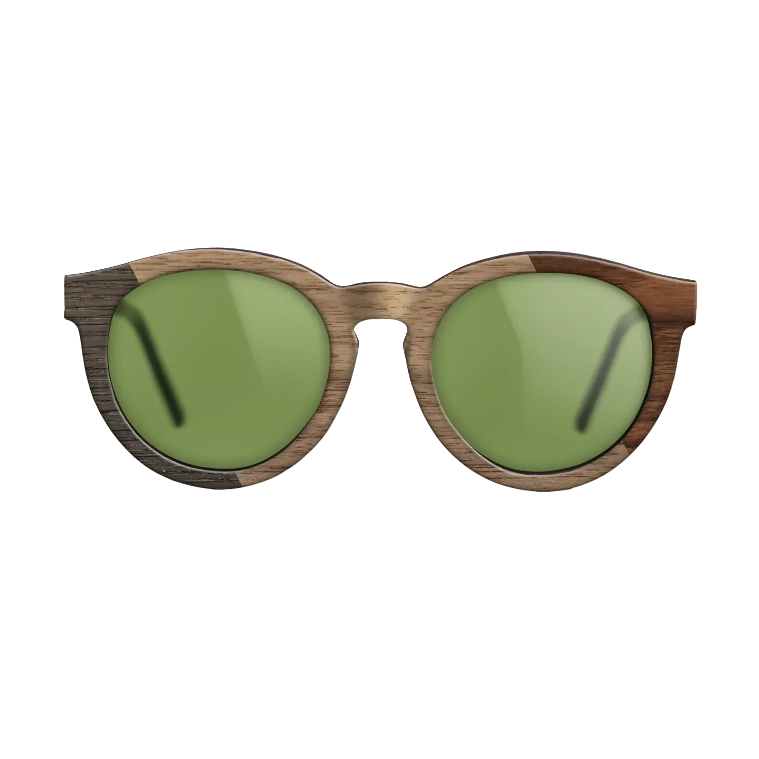 Walnut Claro Dark,Fumed Oak,Walnut: Straight Grain: Bauhaus - The Rebel - Round - SIRIS wood optic