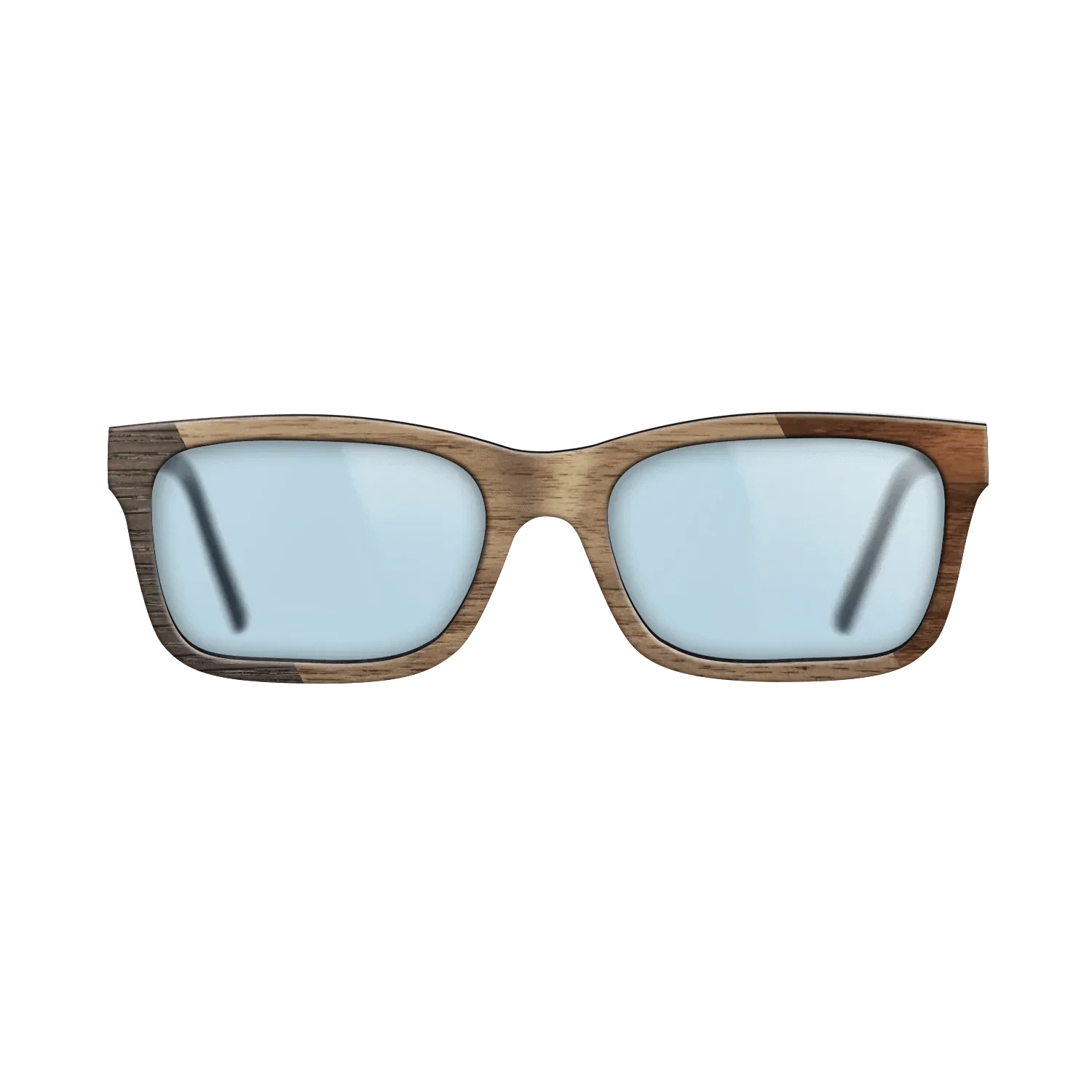 Walnut Claro Dark,Fumed Oak,Walnut: Straight Grain: Bauhaus - The Sage - Rectangle - SIRIS wood optic