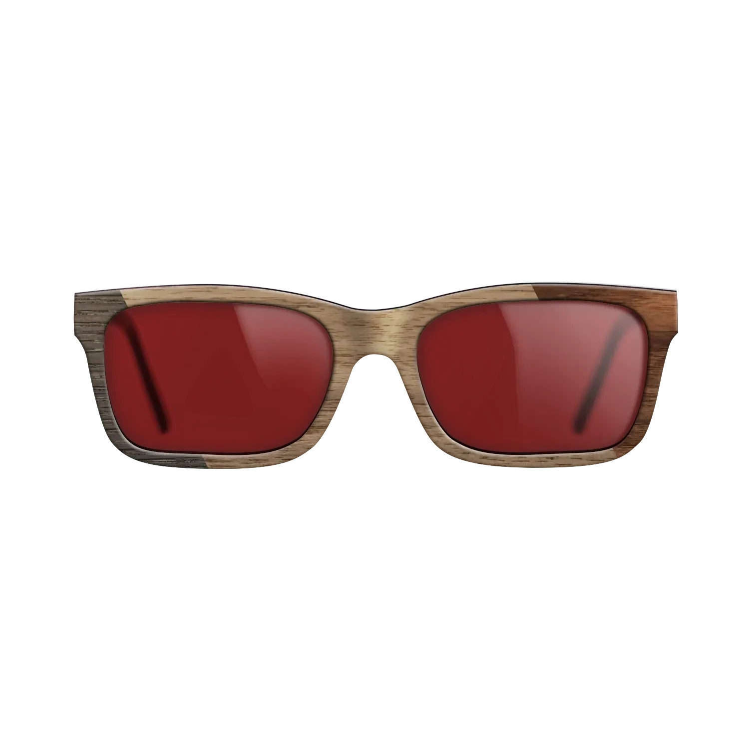 Walnut Claro Dark,Fumed Oak,Walnut: Straight Grain: Bauhaus - The Sage - Rectangle - SIRIS wood optic