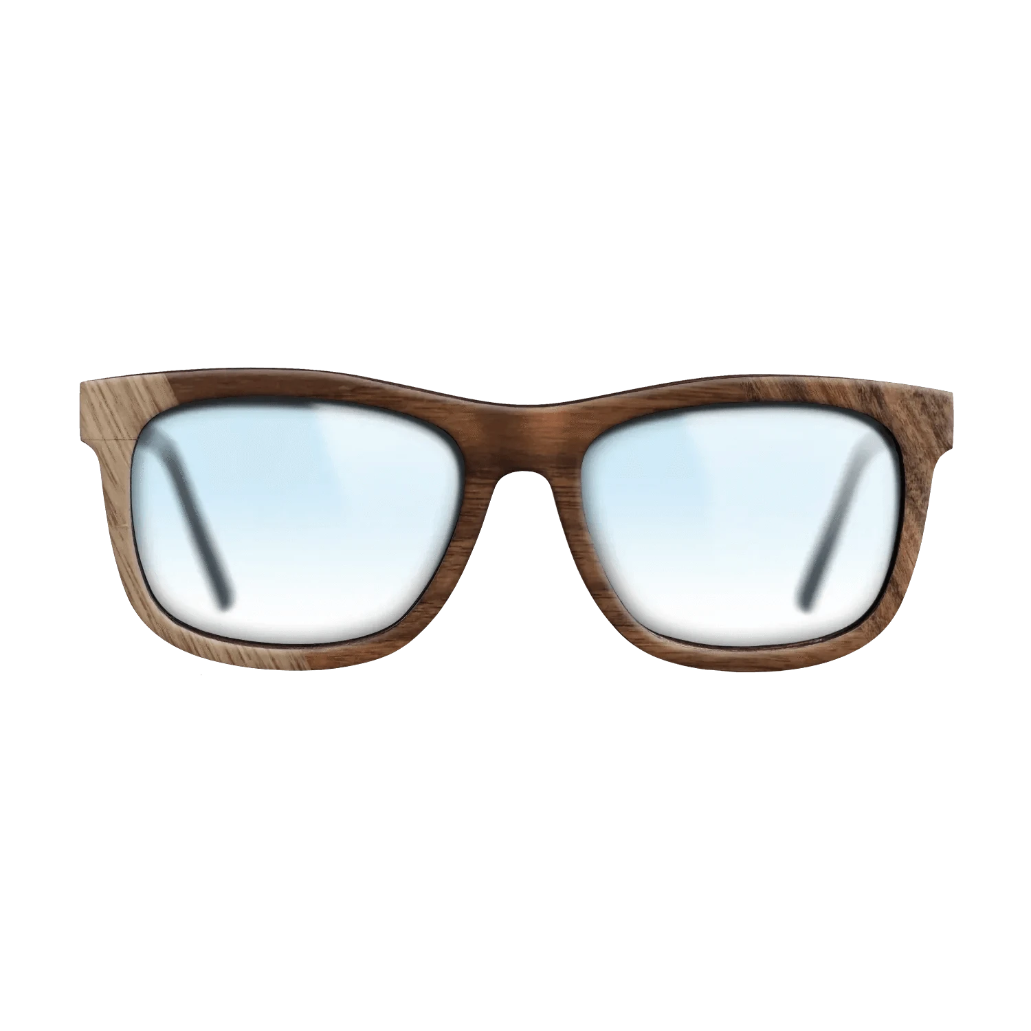 Walnut: Straight Grain,Santos Rosewood Dark: Bauhaus - The Hero - Square - SIRIS wood optic