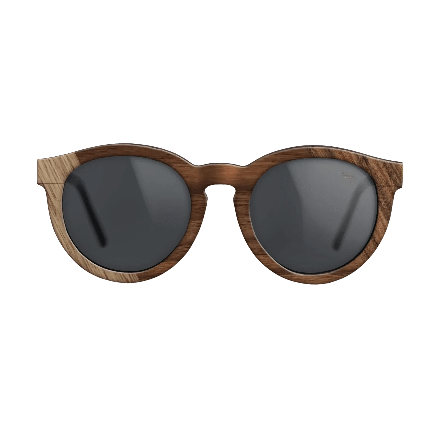 Walnut: Straight Grain,Santos Rosewood Dark: Bauhaus - The Rebel - Round - SIRIS wood optic
