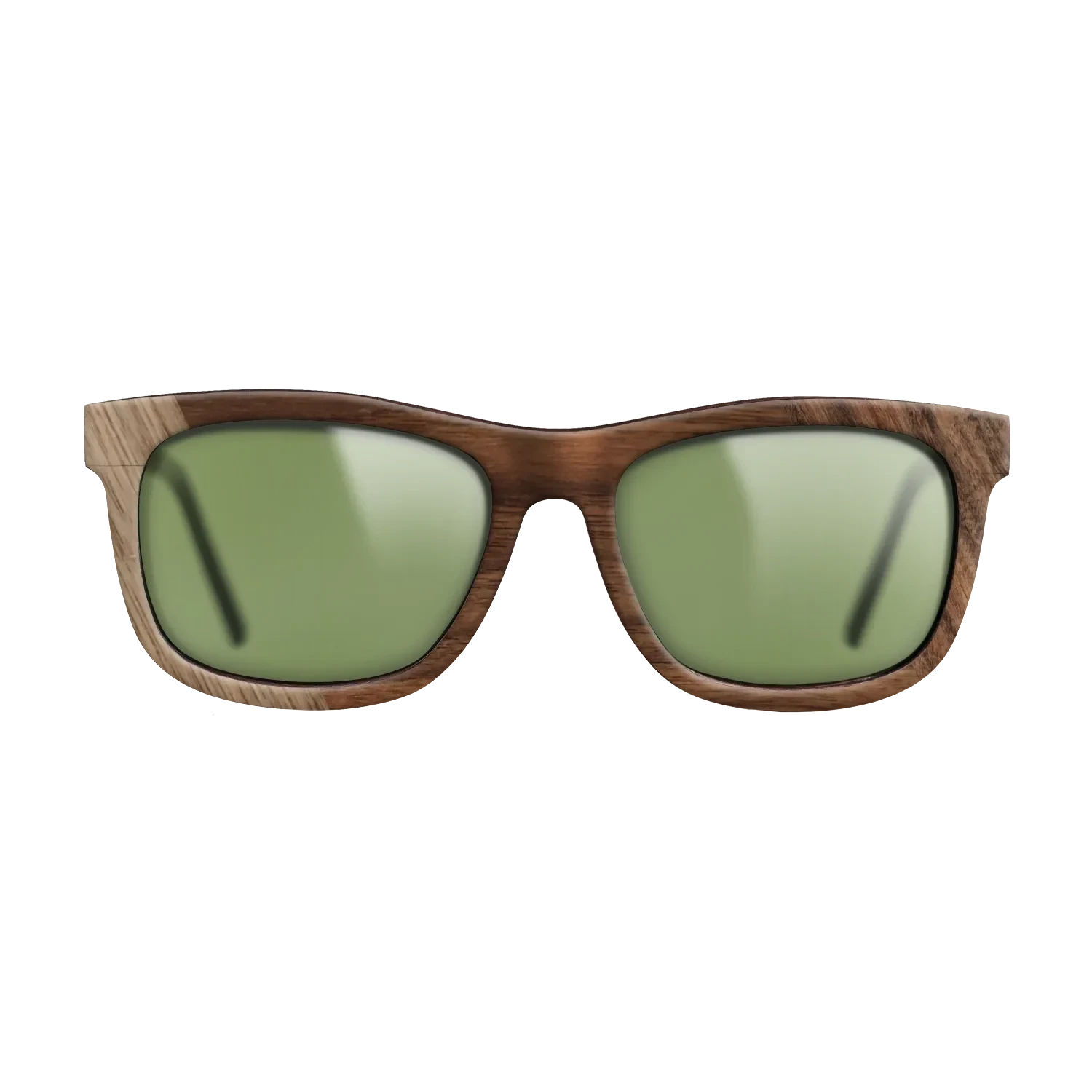 Walnut: Straight Grain,Santos Rosewood Dark: Bauhaus - The Hero - Square - SIRIS wood optic