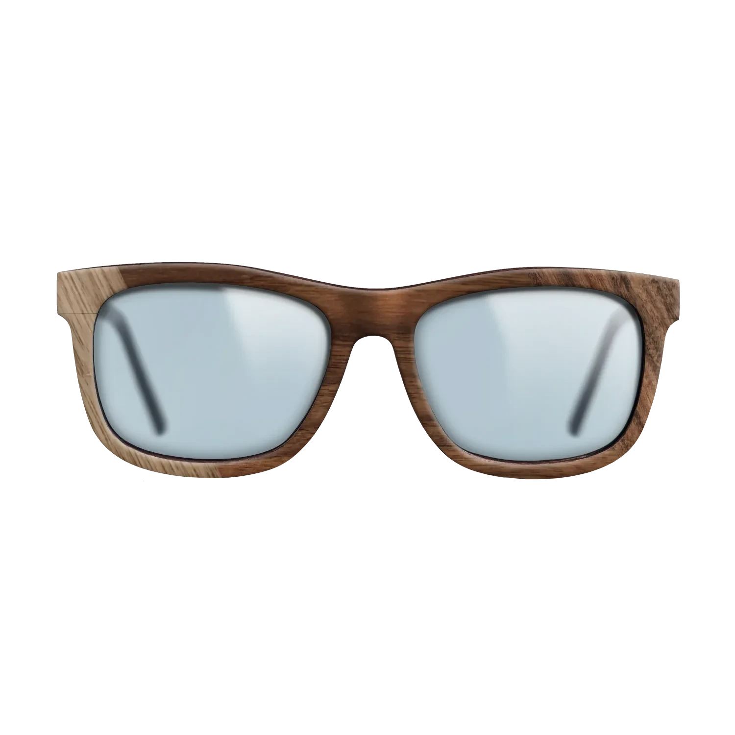 Walnut: Straight Grain,Santos Rosewood Dark: Bauhaus - The Hero - Square - SIRIS wood optic