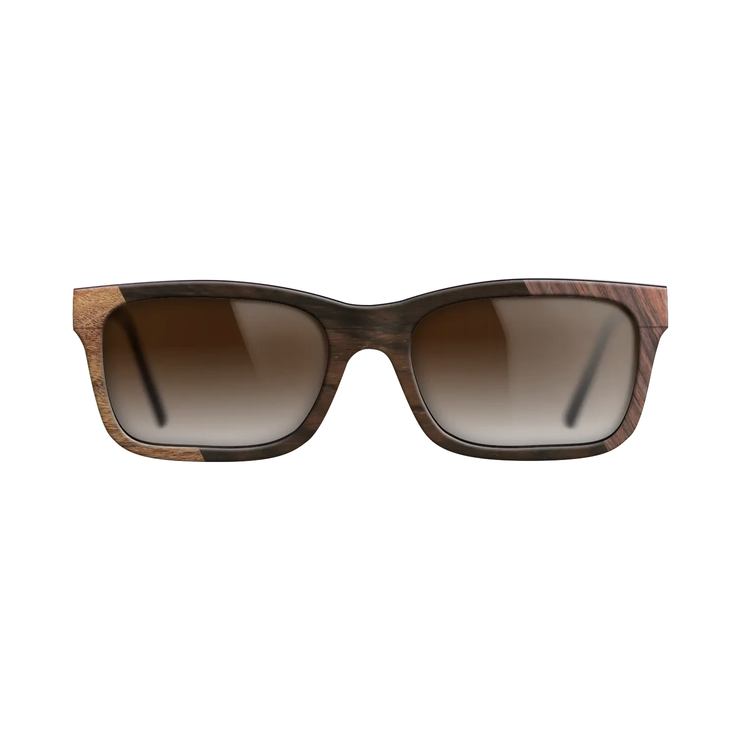 Rosewood Reconstituted,Santos Rosewood Dark,Ziricote Dark Quartered: Bauhaus - The Sage - Rectangle - SIRIS wood optic