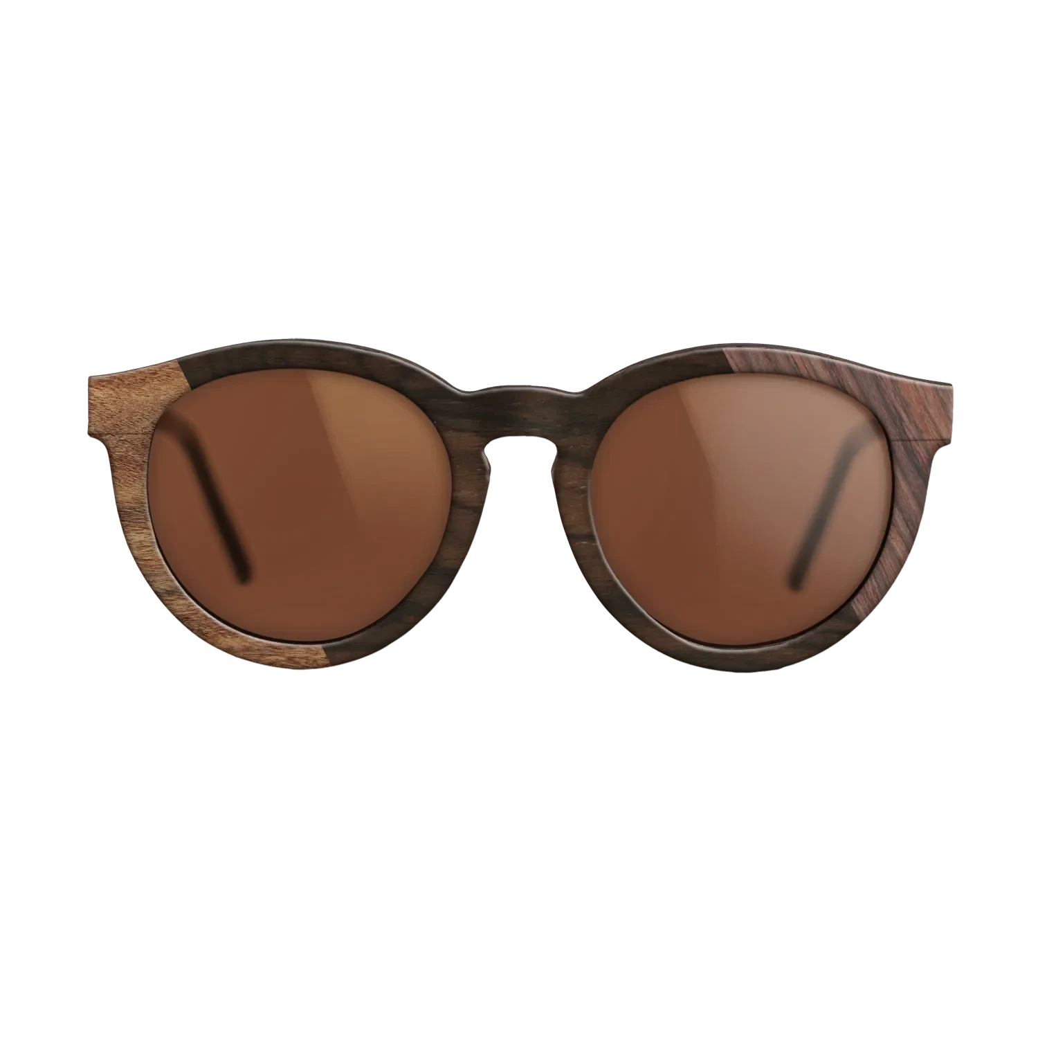 Rosewood Reconstituted,Santos Rosewood Dark,Ziricote Dark Quartered: Bauhaus - The Rebel - Round - SIRIS wood optic
