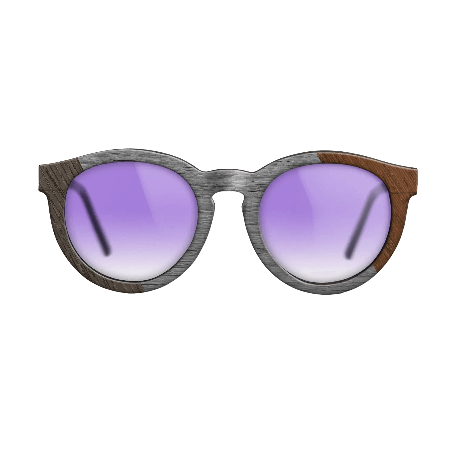 Wenge,Fumed Oak,Poplar Dyed: Grey: Bauhaus - The Rebel - Round - SIRIS wood optic