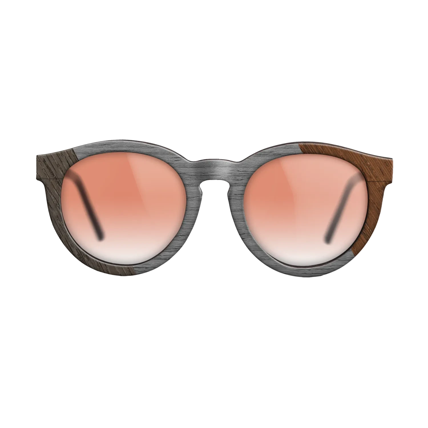 Wenge,Fumed Oak,Poplar Dyed: Grey: Bauhaus - The Rebel - Round - SIRIS wood optic