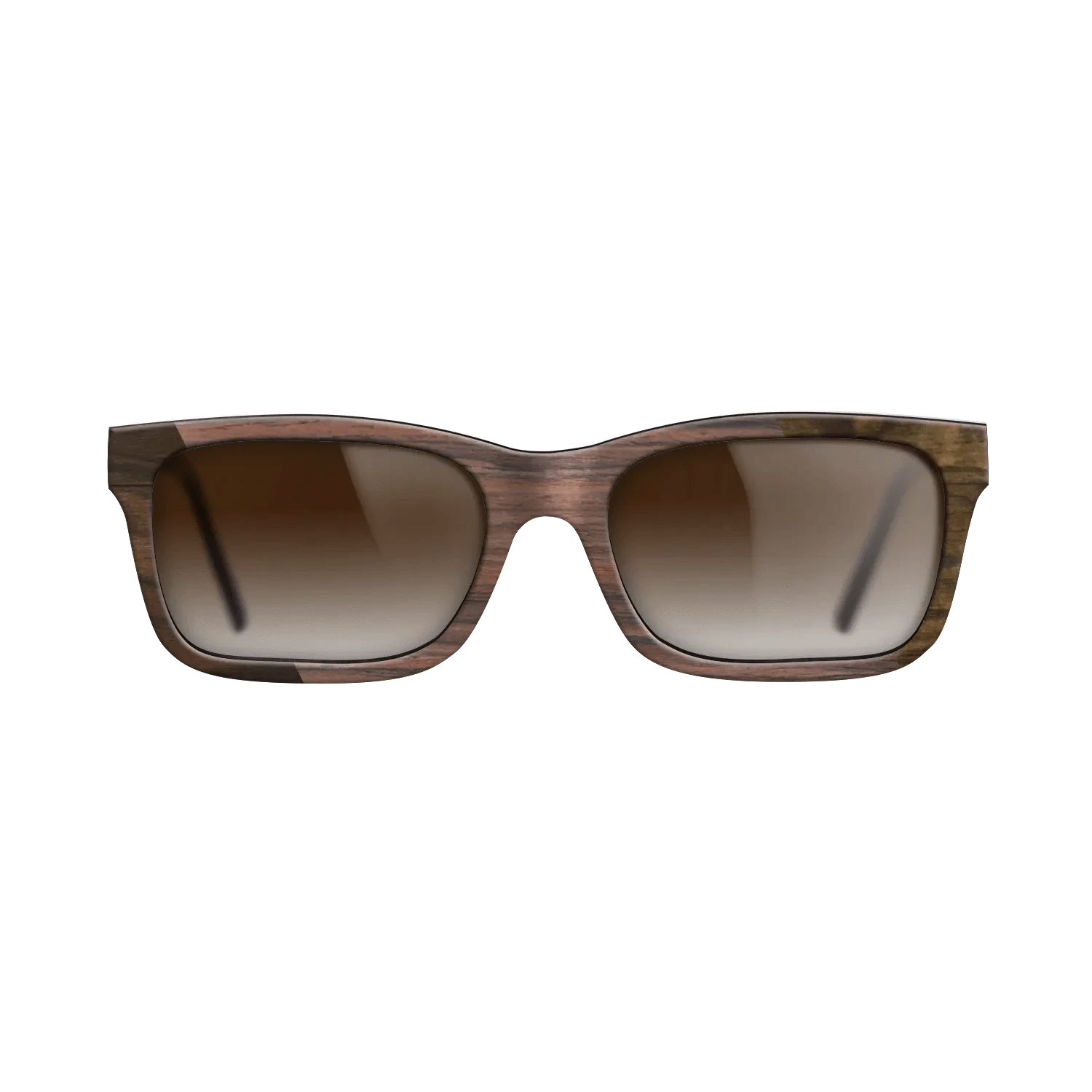 Ziricote Dark Quartered,Rosewood Reconstituted: Bauhaus - The Sage - Rectangle - SIRIS wood optic