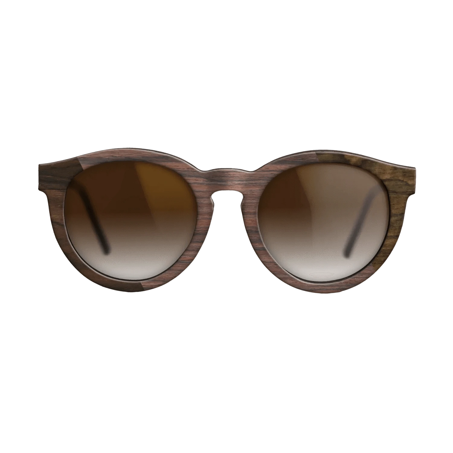 Ziricote Dark Quartered,Rosewood Reconstituted: Bauhaus - The Rebel - Round - SIRIS wood optic