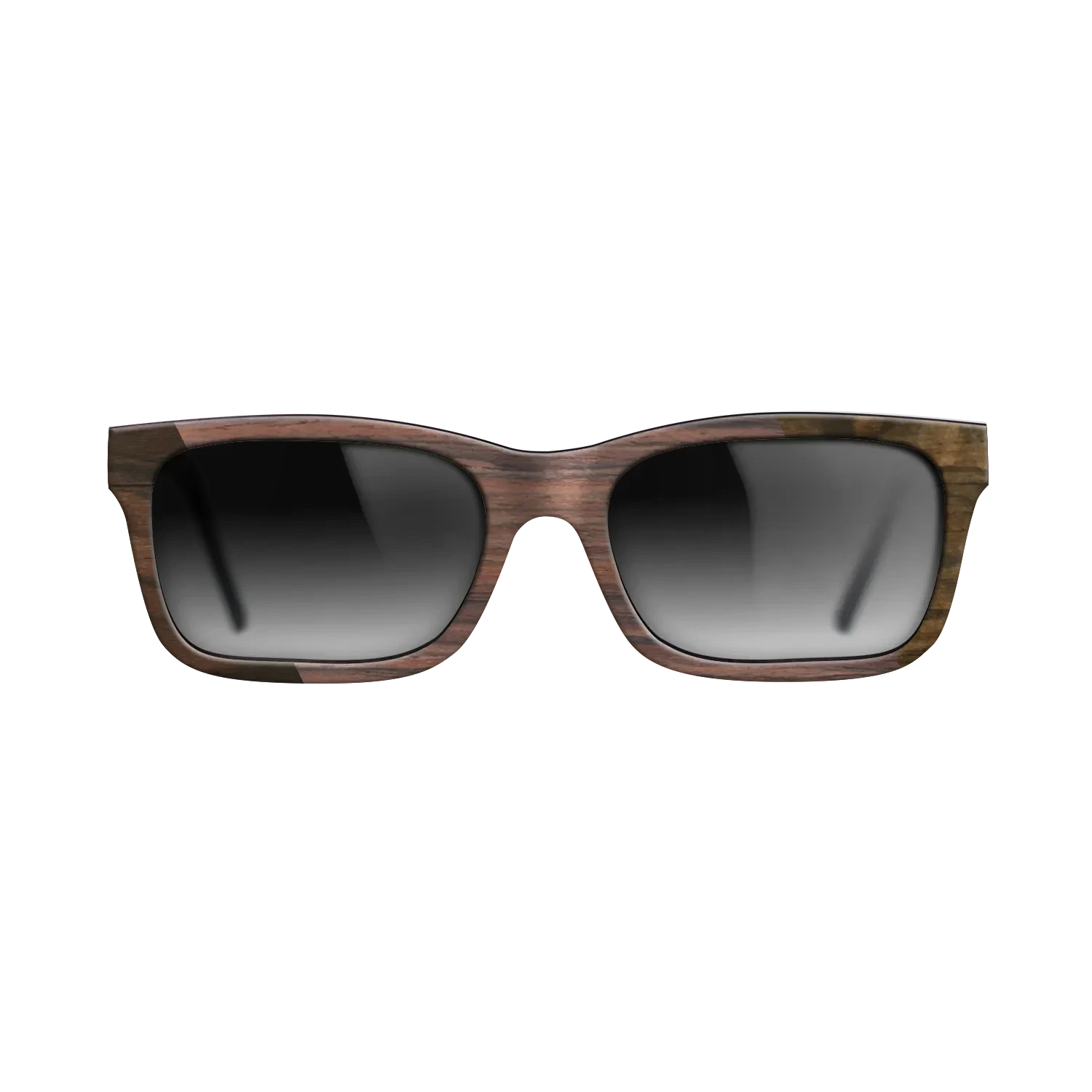 Ziricote Dark Quartered,Rosewood Reconstituted: Bauhaus - The Sage - Rectangle - SIRIS wood optic