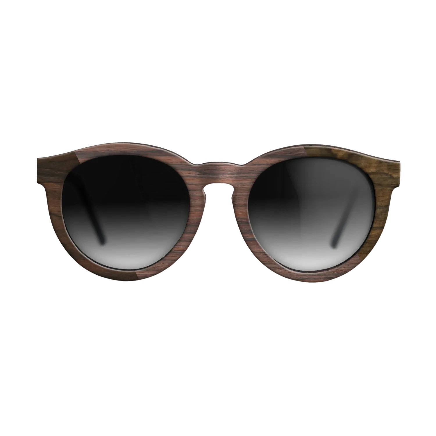 Ziricote Dark Quartered,Rosewood Reconstituted: Bauhaus - The Rebel - Round - SIRIS wood optic