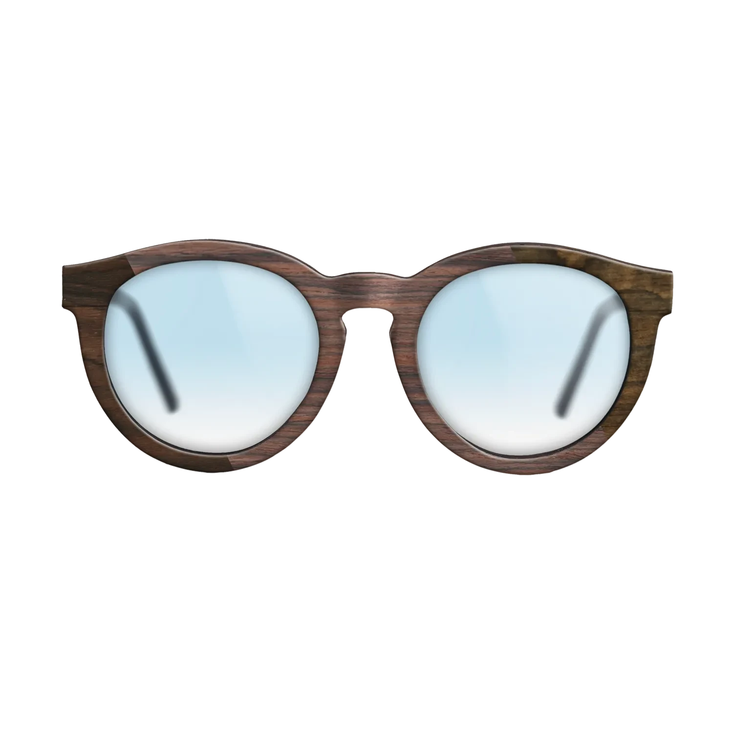 Ziricote Dark Quartered,Rosewood Reconstituted: Bauhaus - The Rebel - Round - SIRIS wood optic