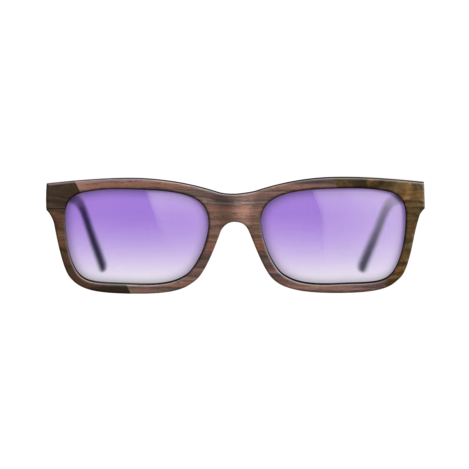 Ziricote Dark Quartered,Rosewood Reconstituted: Bauhaus - The Sage - Rectangle - SIRIS wood optic