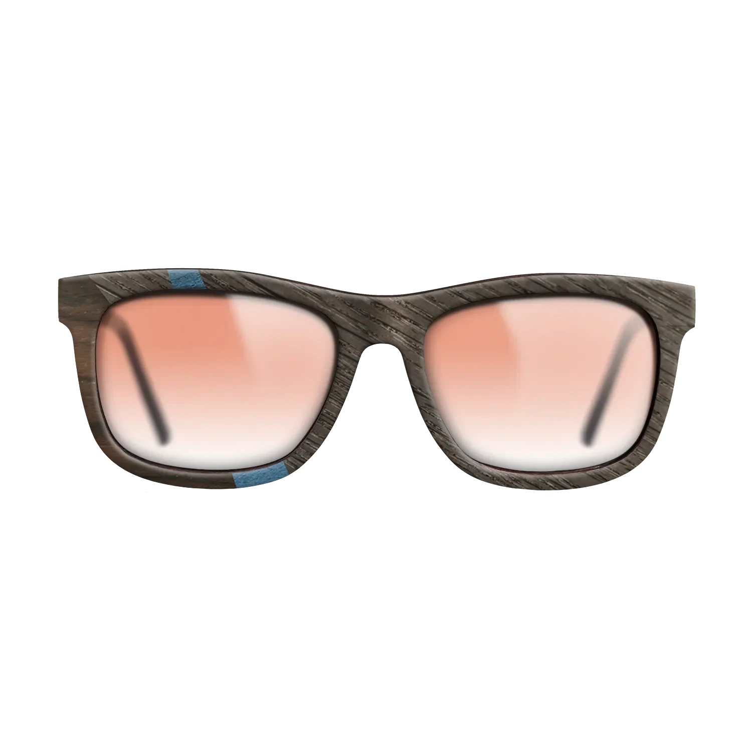 Koa,Ziricote Dark Quartered,Fumed Oak,Poplar Dyed: Blue Denim: Angle Cut - The Hero - Square - SIRIS wood optic