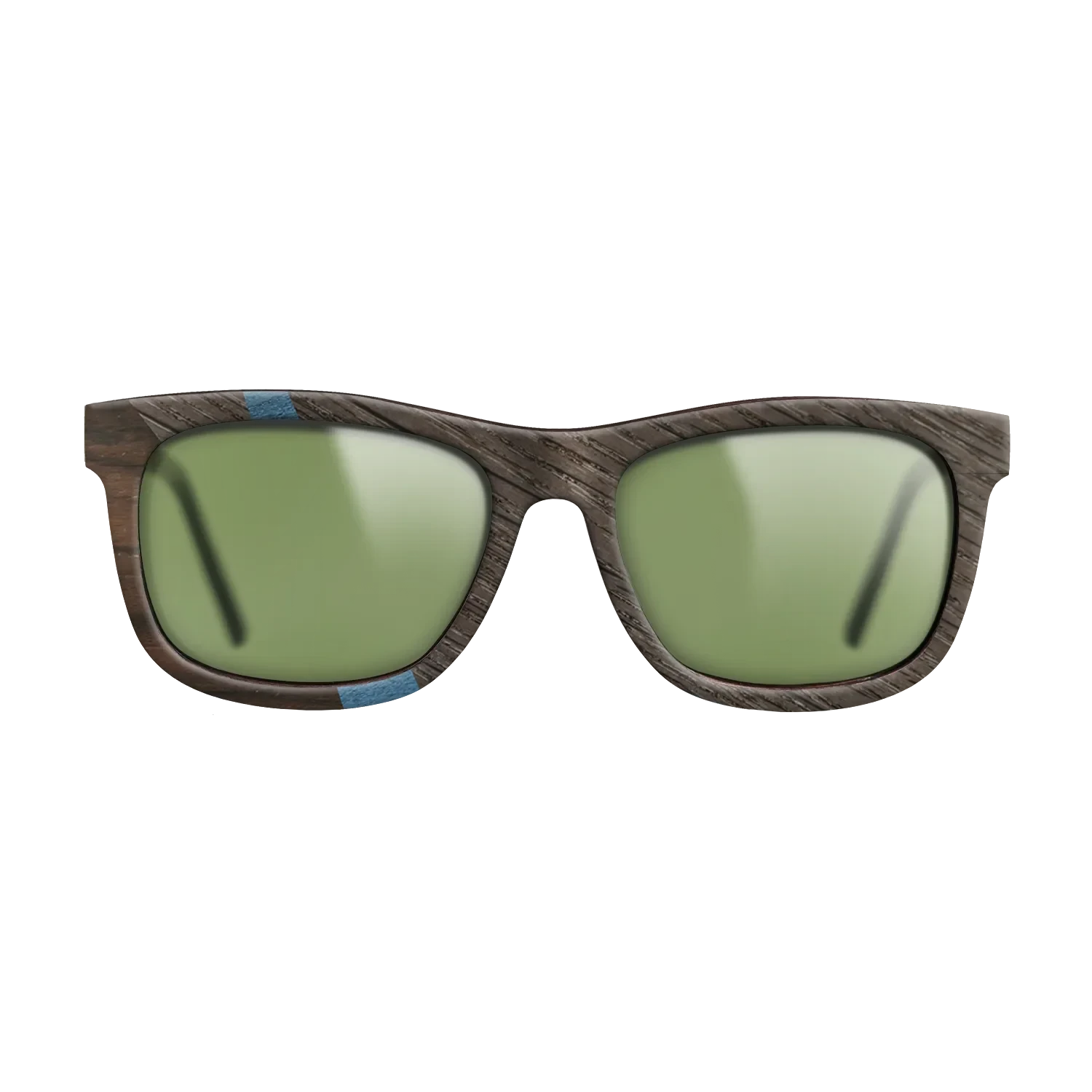 Koa,Ziricote Dark Quartered,Fumed Oak,Poplar Dyed: Blue Denim: Angle Cut - The Hero - Square - SIRIS wood optic