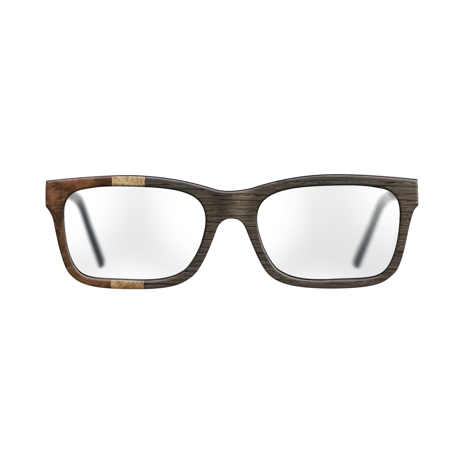 Walnut Burl,Olive Burl,Fumed Oak: Bauhaus - The Sage - Rectangle - SIRIS wood optic