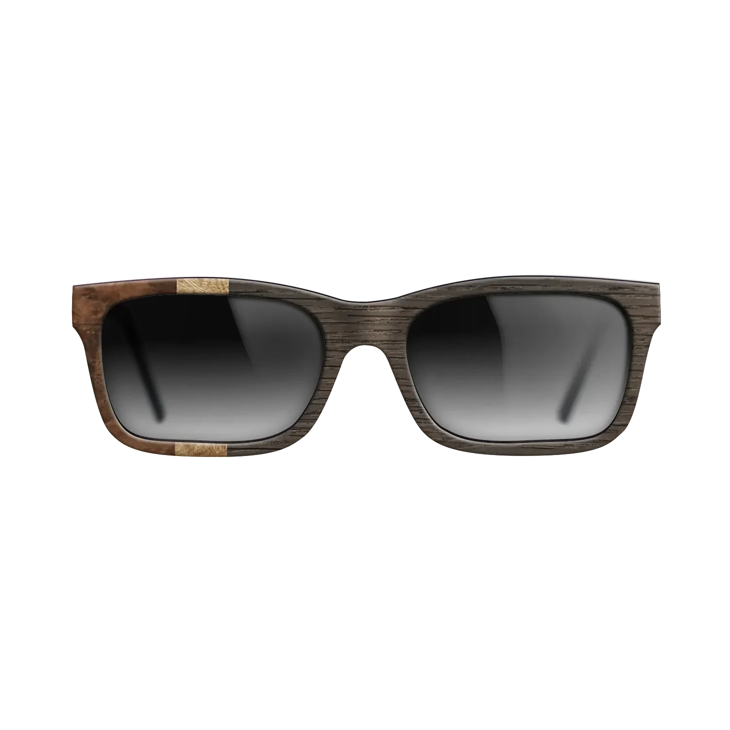 Walnut Burl,Olive Burl,Fumed Oak: Bauhaus - The Sage - Rectangle - SIRIS wood optic