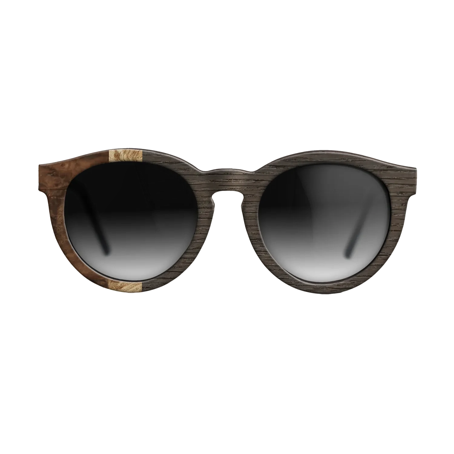 Walnut Burl,Olive Burl,Fumed Oak: Bauhaus - The Rebel - Round - SIRIS wood optic