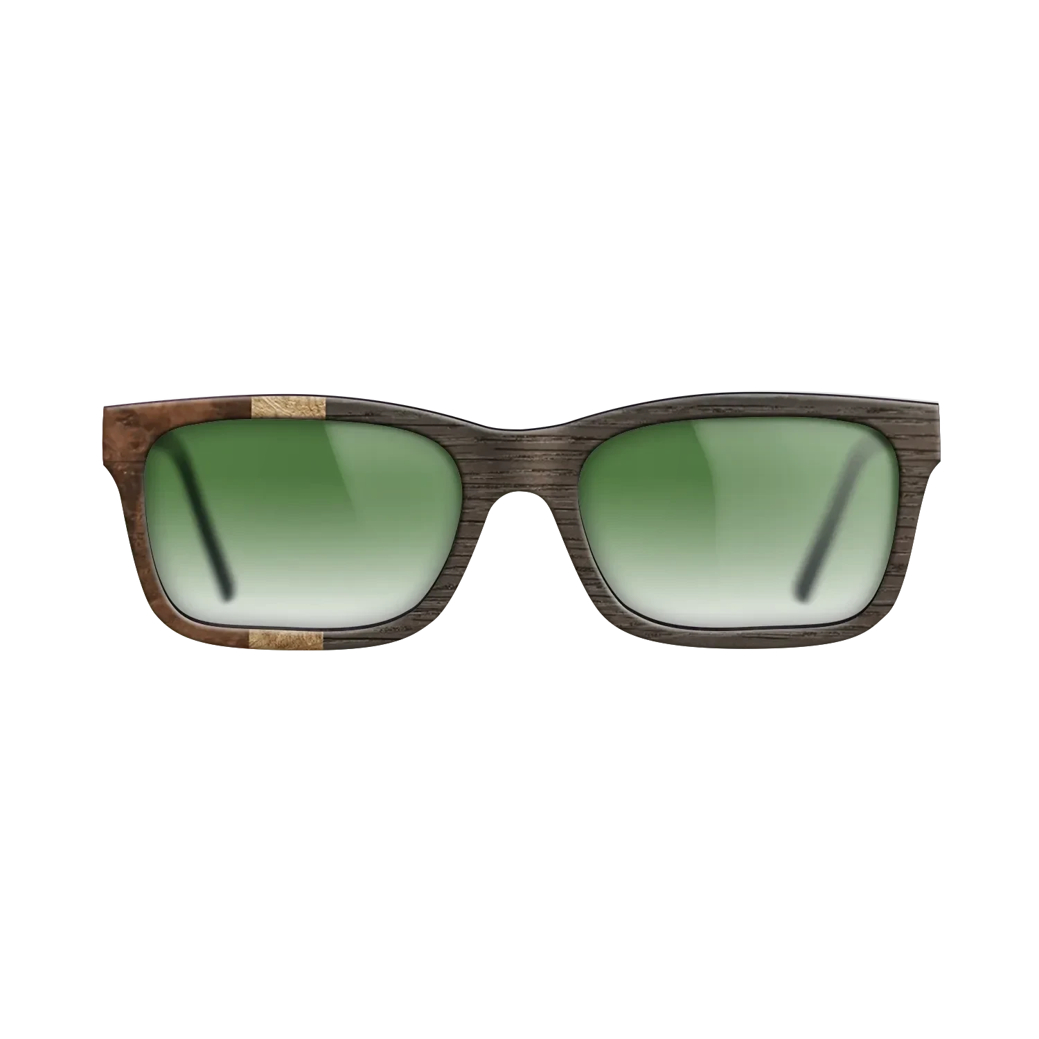 Walnut Burl,Olive Burl,Fumed Oak: Bauhaus - The Sage - Rectangle - SIRIS wood optic