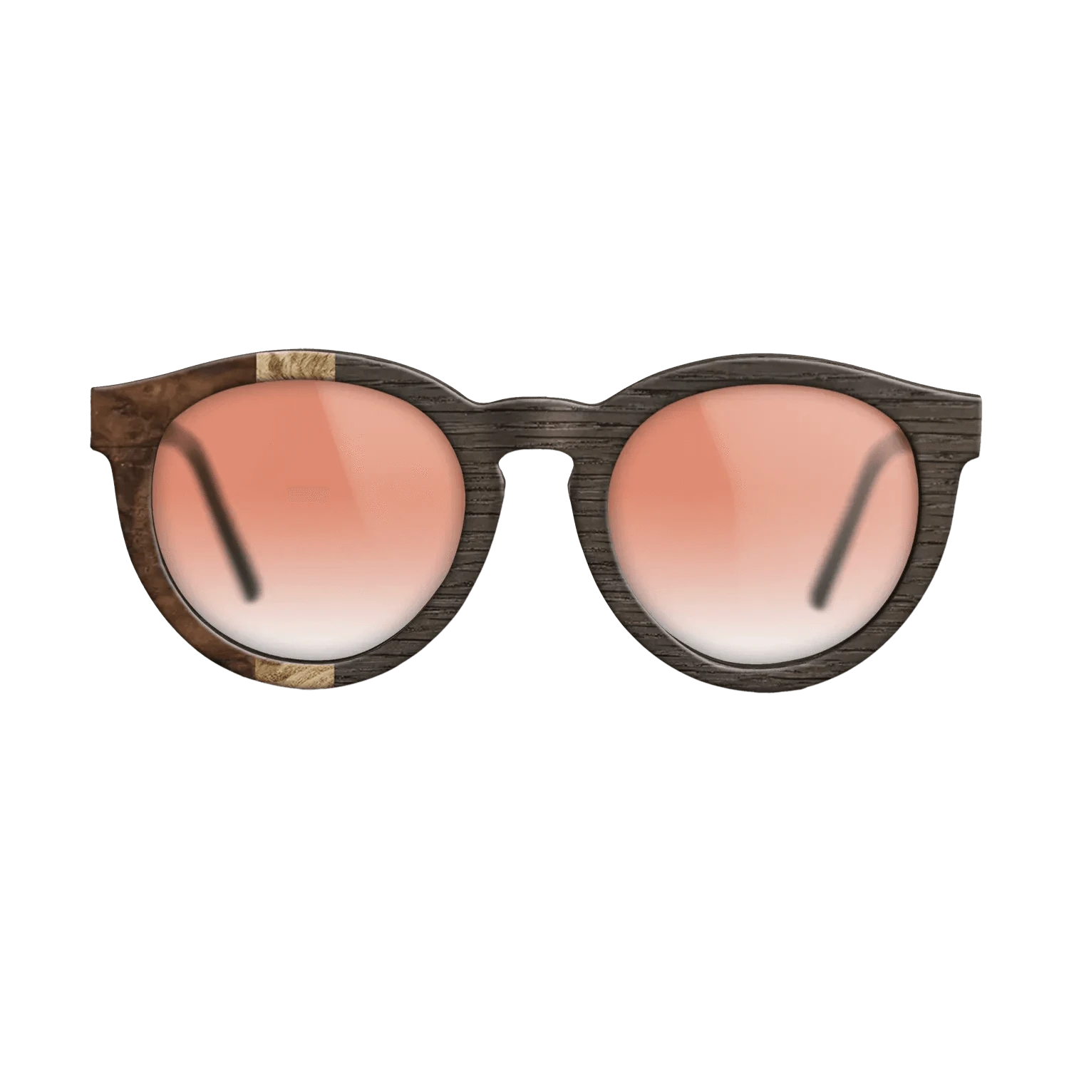 Walnut Burl,Olive Burl,Fumed Oak: Bauhaus - The Rebel - Round - SIRIS wood optic