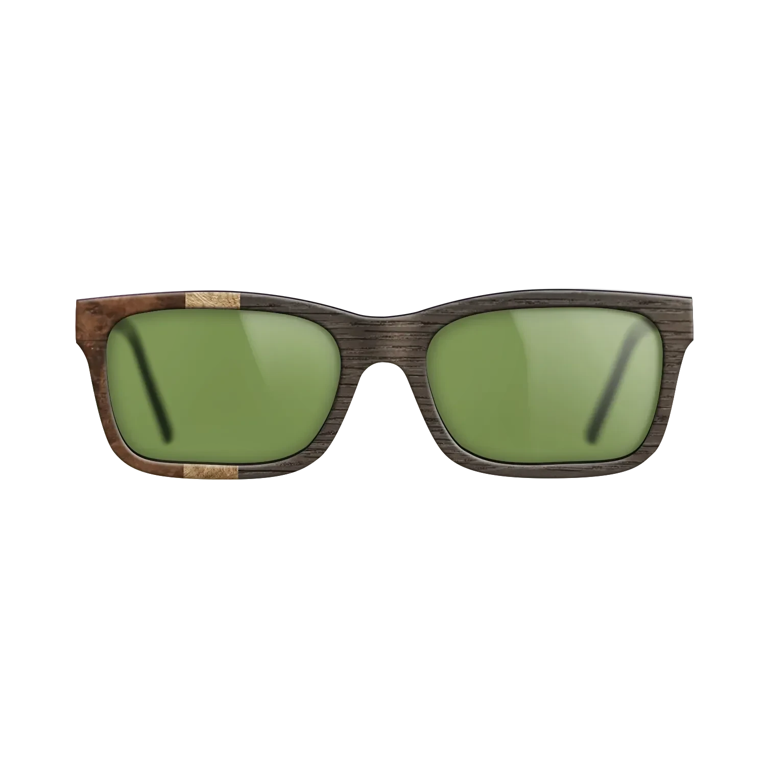 Walnut Burl,Olive Burl,Fumed Oak: Bauhaus - The Sage - Rectangle - SIRIS wood optic