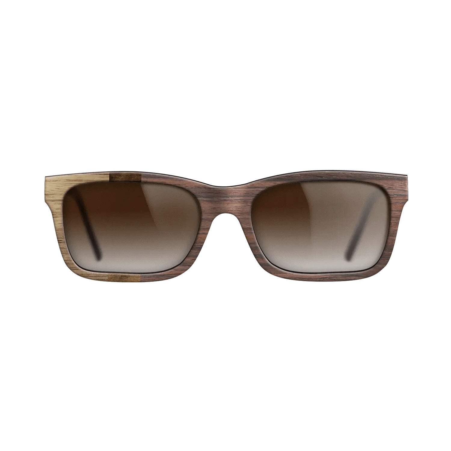Walnut: Straight Grain,Walnut Burl,Rosewood Reconstituted,Ziricote Light Quartered: Bauhaus - The Sage - Rectangle - SIRIS wood optic