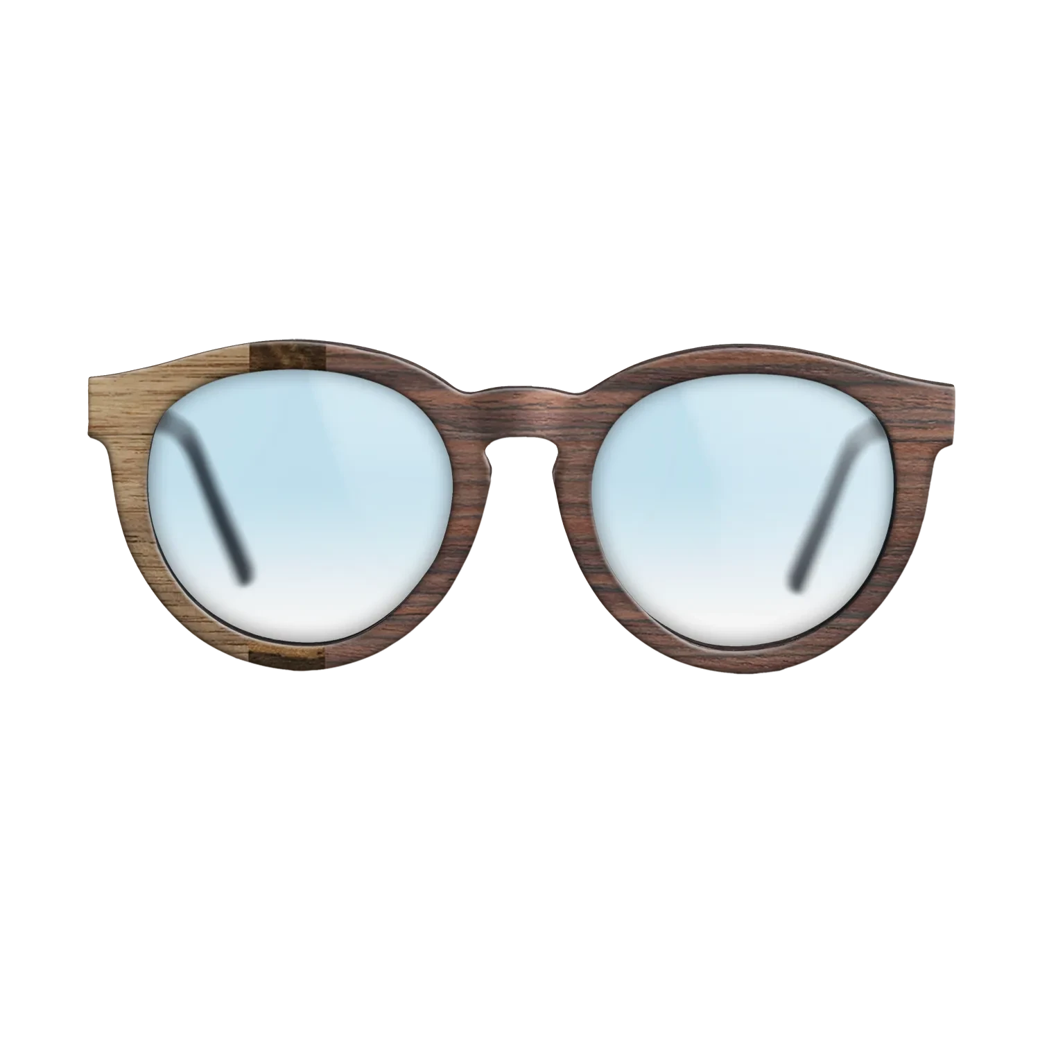 Walnut: Straight Grain,Walnut Burl,Rosewood Reconstituted,Ziricote Light Quartered: Bauhaus - The Rebel - Round - SIRIS wood optic