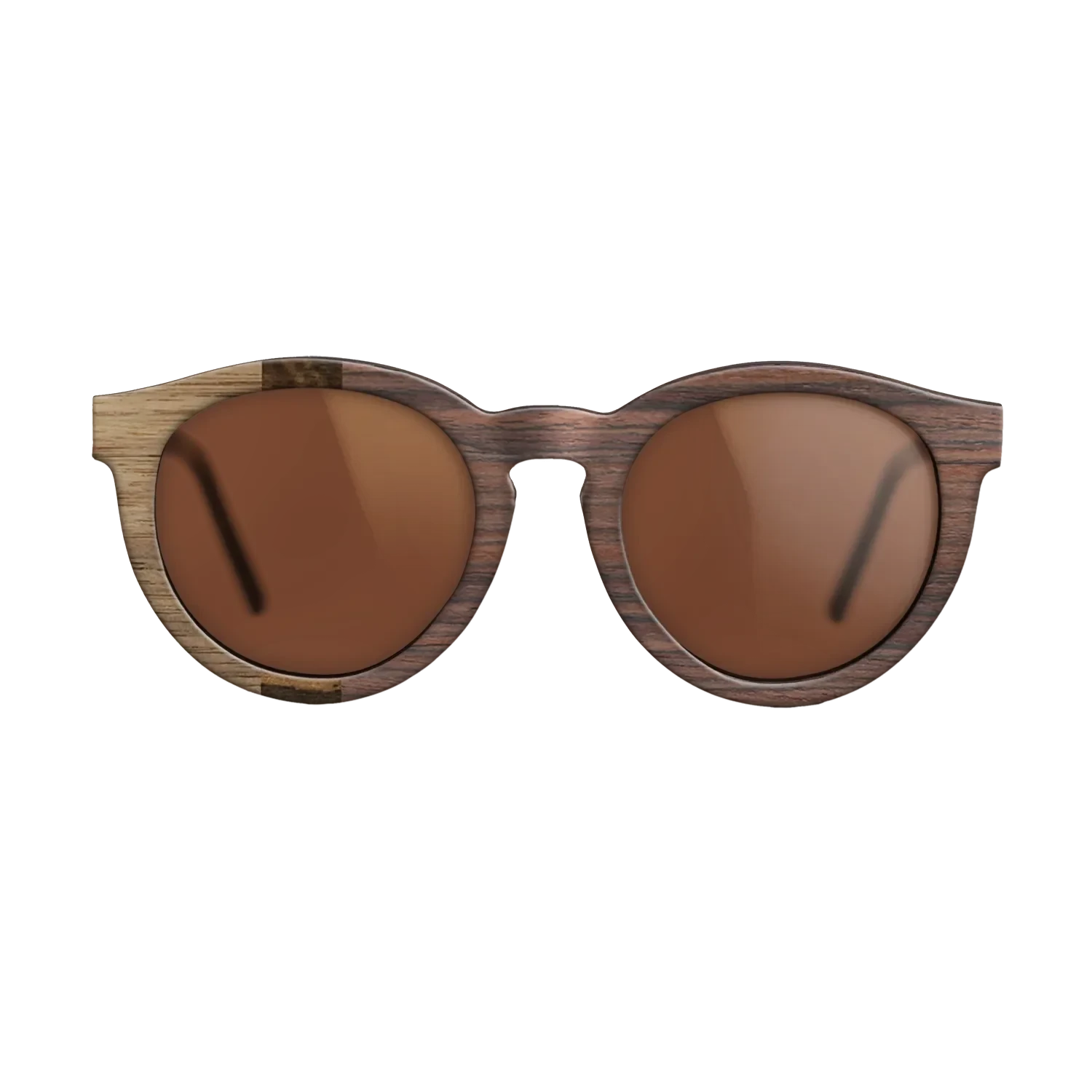 Walnut: Straight Grain,Walnut Burl,Rosewood Reconstituted,Ziricote Light Quartered: Bauhaus - The Rebel - Round - SIRIS wood optic