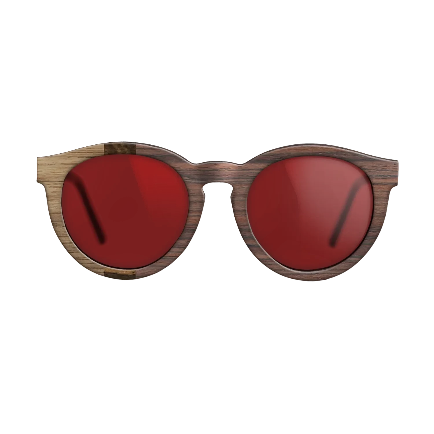 Walnut: Straight Grain,Walnut Burl,Rosewood Reconstituted,Ziricote Light Quartered: Bauhaus - The Rebel - Round - SIRIS wood optic