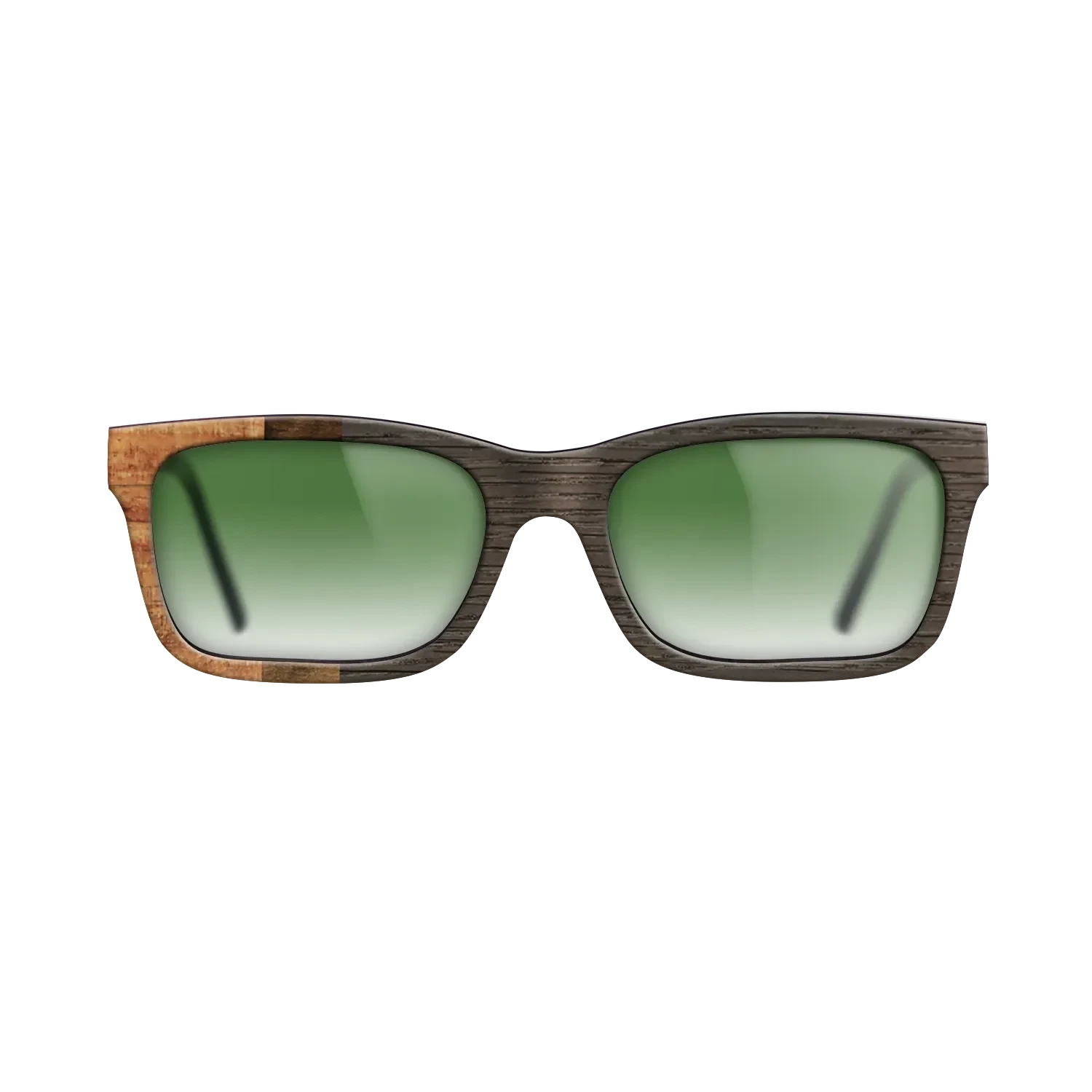 Koa,Ziricote Light Quartered,Fumed Oak: Bauhaus - The Sage - Rectangle - SIRIS wood optic
